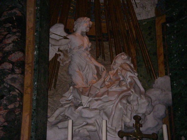 Ecstasy of St Theresa - Close up