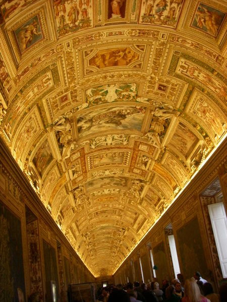 Ceiling in the Vatican Museums 