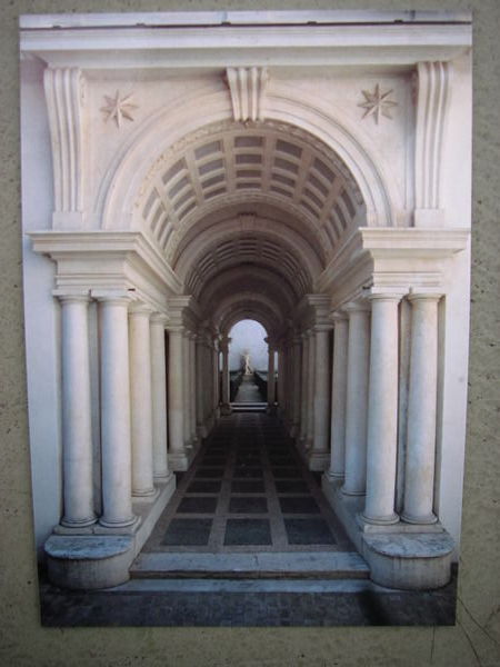 Corridor in Palazzo Spada by Borromini