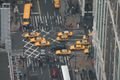Taxis as seen from Empire State Building