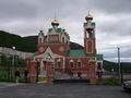 The church in Kirovsk