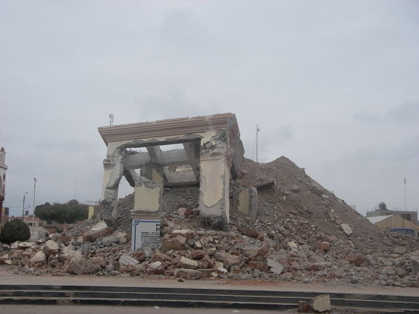 Devastation in Pisco