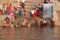 Ritual bathing in River Ganges