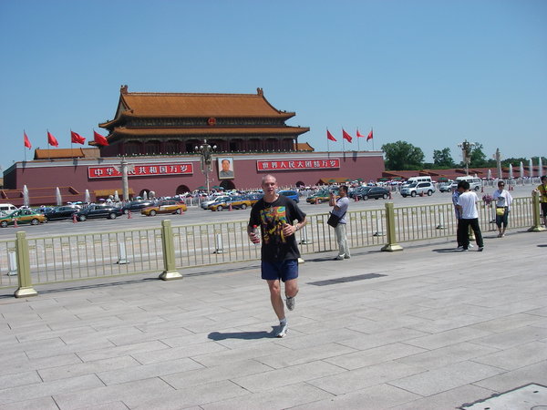 Running in Beijing, China