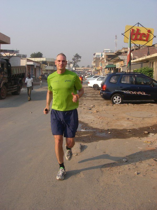 Running in Bujumbura, Burundi