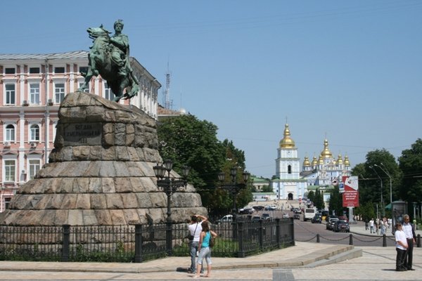 Statue and Monastery