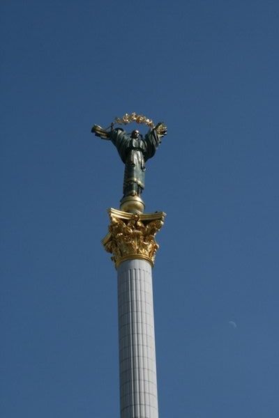 Top of a monument