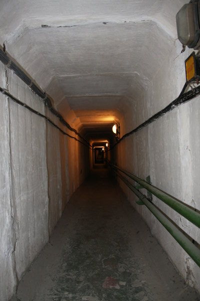 An underground tunnel 