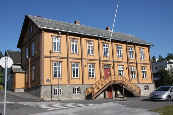Wooden house in Tromso