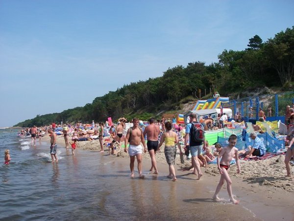 The beach in daytime