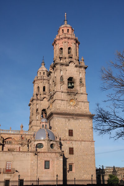 Tower of the Cathedral in Morelia