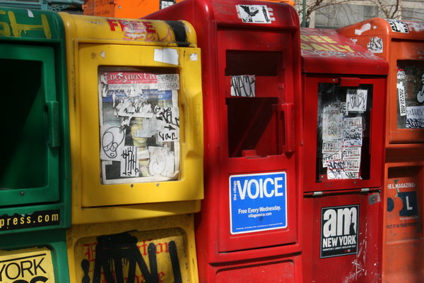Newspaper boxes