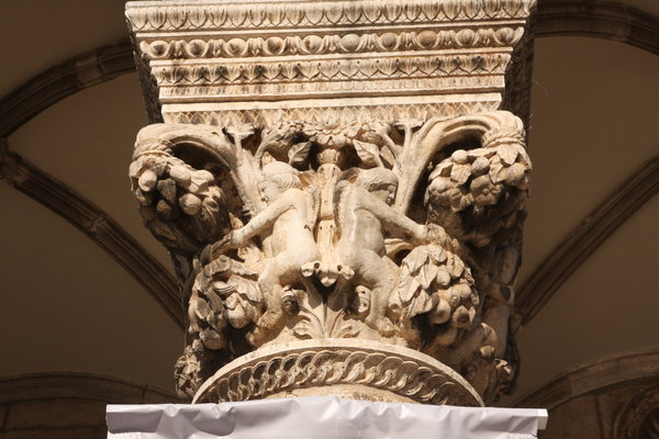Detail of a pillar