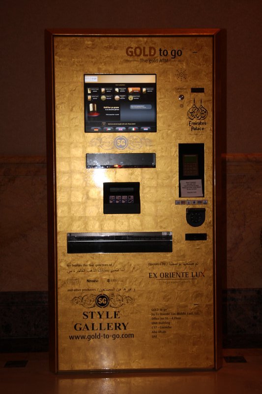 ATM machine for gold