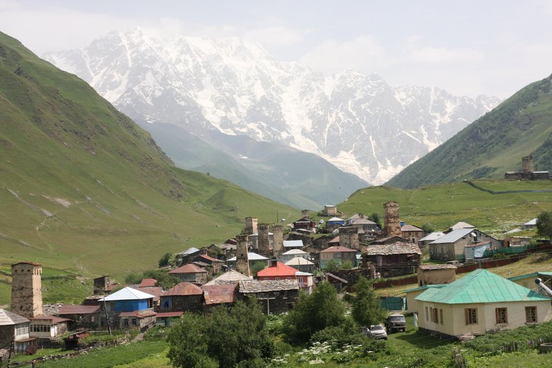 View towards the highest part of Ushguli