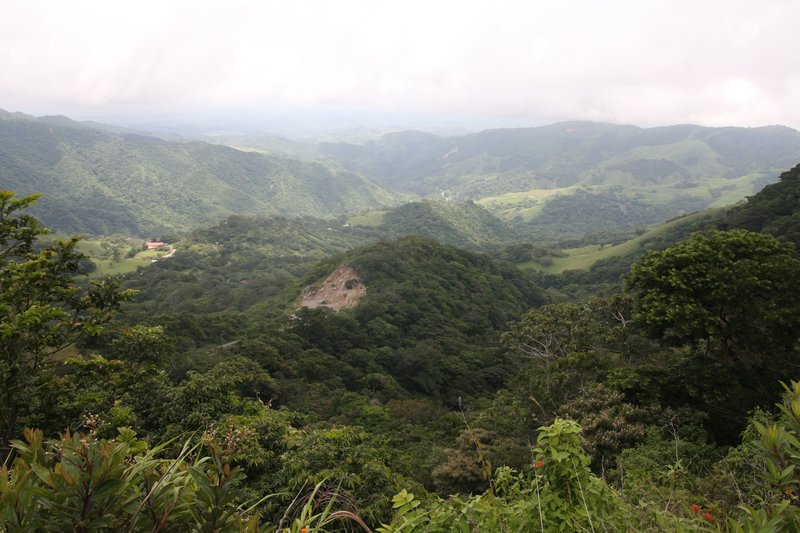 View over one of Costa Rica's national parks