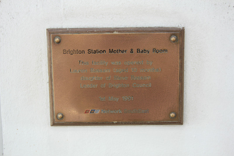 Sign at Brighton train station