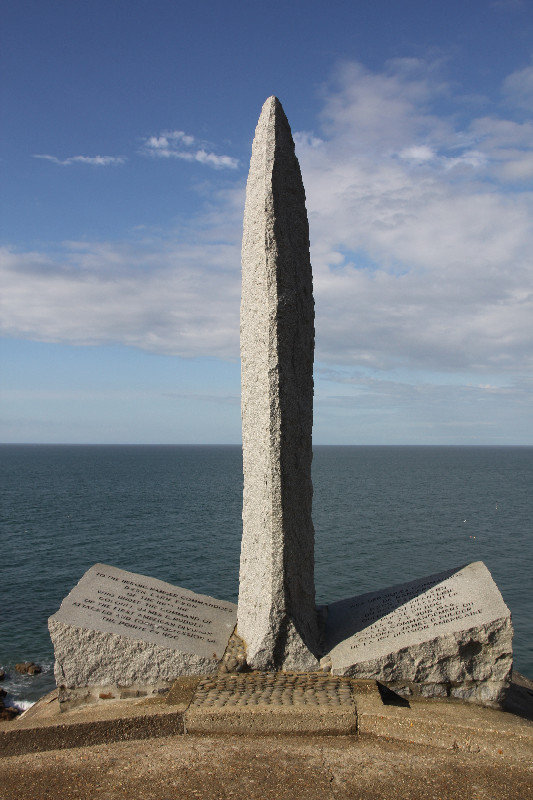 Monument at Pointe du Hoc