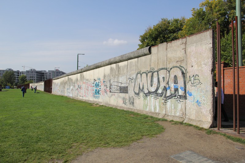 Remaining section of the Berlin wall