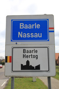 Baarle-Hertog/Baarle-Nassau sign