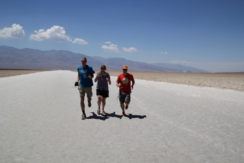 Running in Badwater, USA