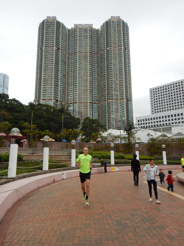 Running in Hong Kong, China
