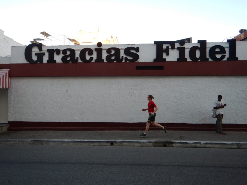Running in Santa Clara, Cuba