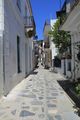 White houses and small narrow lanes 