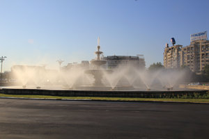 Fountain in central Bucharest