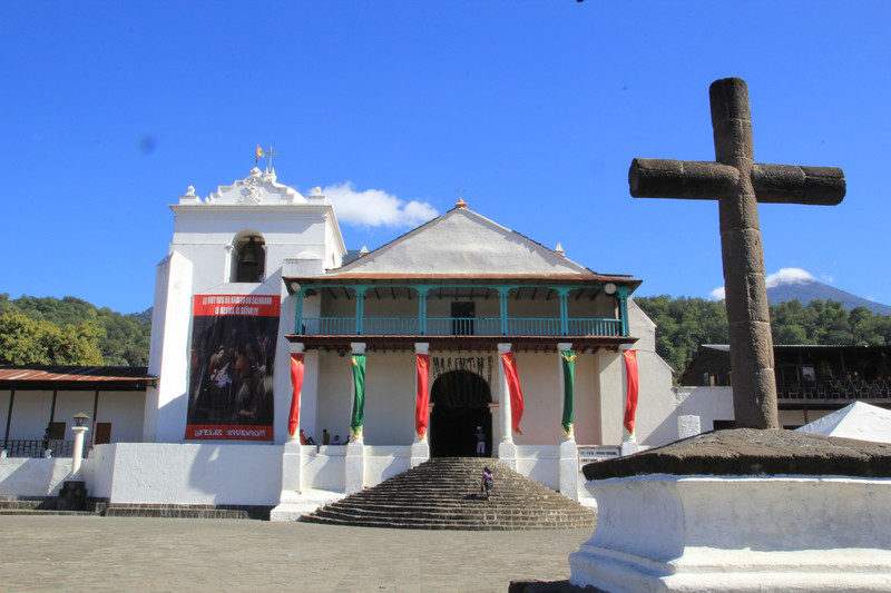 The church in Santiago Atitlan
