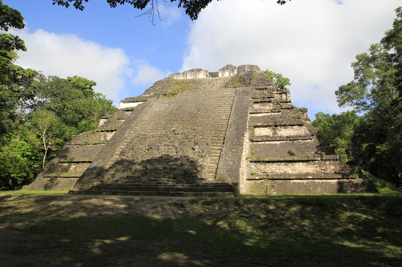 One of the many temples at Tikal