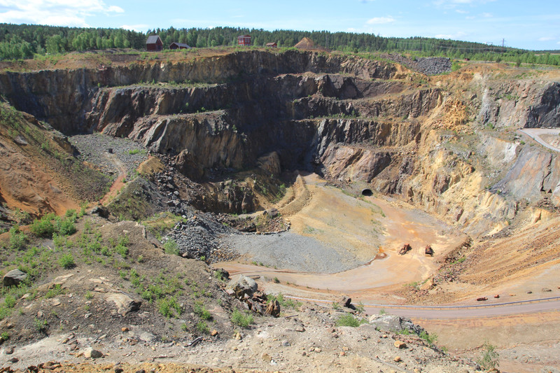 The main pit in Falun Mine