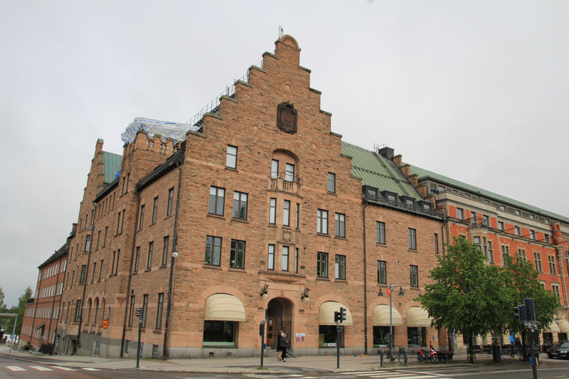 Building in central Luleå