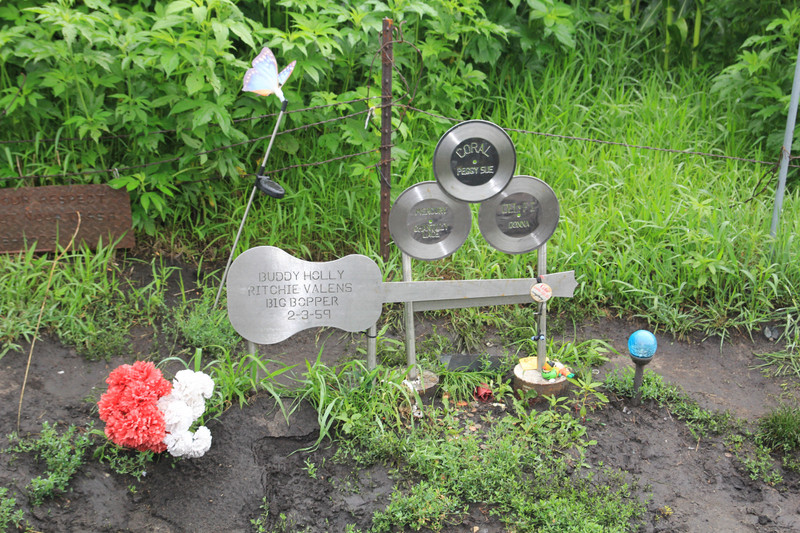 Memorial at the crash site