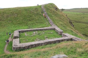 Remains of a milecastle