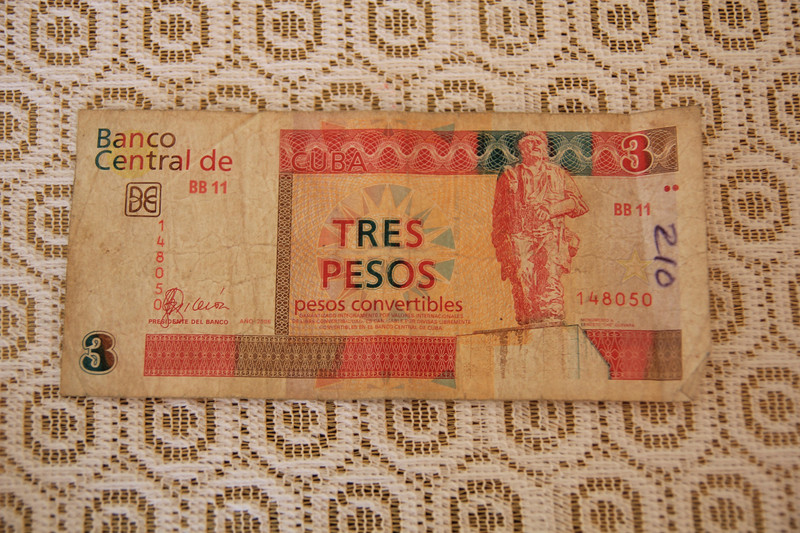 Che on a banknote