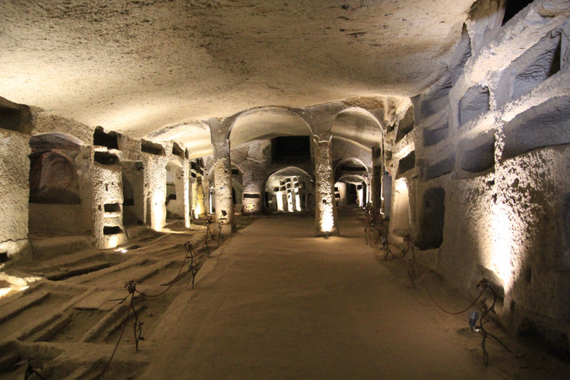 Naples' catacombs 