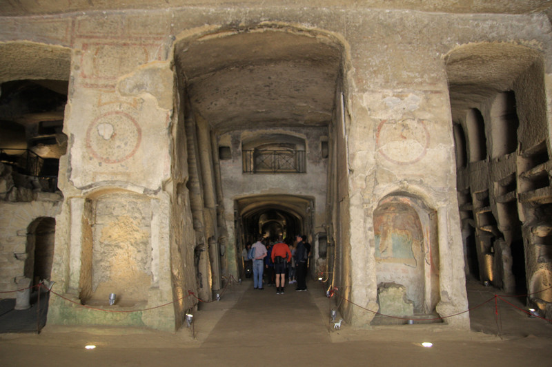 Naples' catacombs