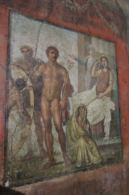 Nude in a fresco