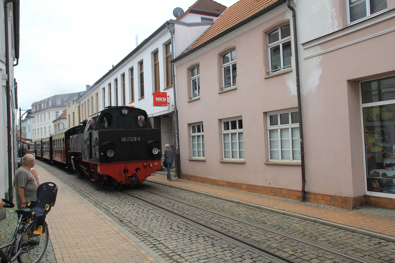 Molli Railway running through Bad Doberan