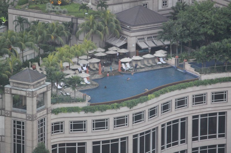 The pool at the Mandarin