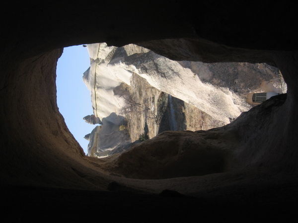 view from a cave... 
