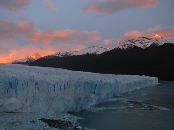 and even more sunrise and glacier