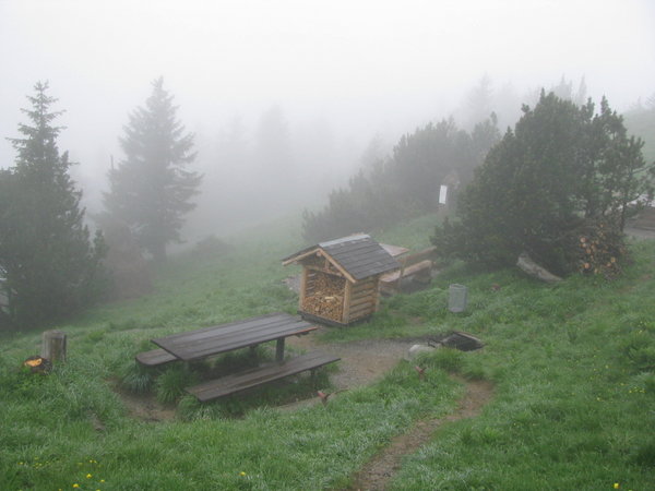 picnic place at the top