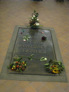 Bach's grave