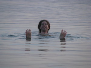 Marco in the water