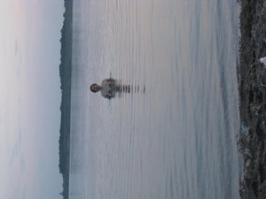 swimming in the lake ;-)