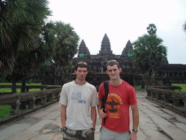 That'll be the Swanns at Angkor Wat then