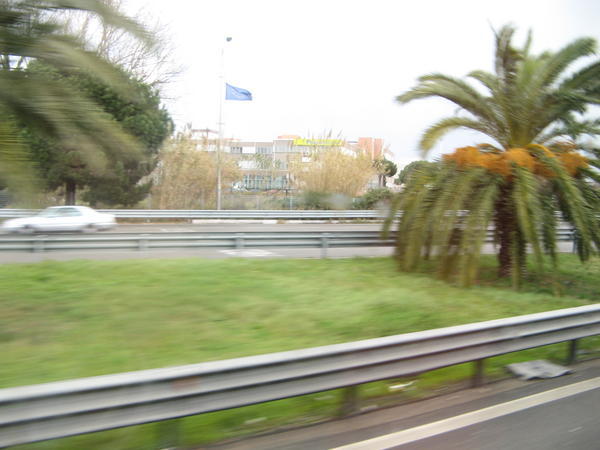 Leaving the Rome airport