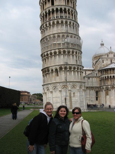 Roomies in Front of the tower